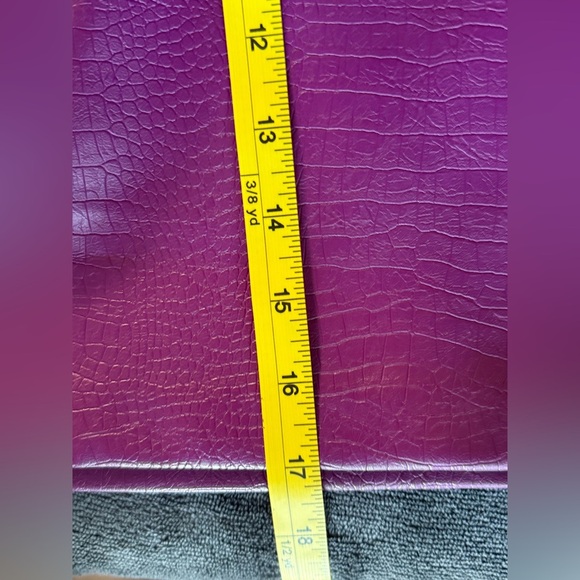 Bar III Purple Croc Embossed Textured Skirt, XXL - Picture 7 of 9